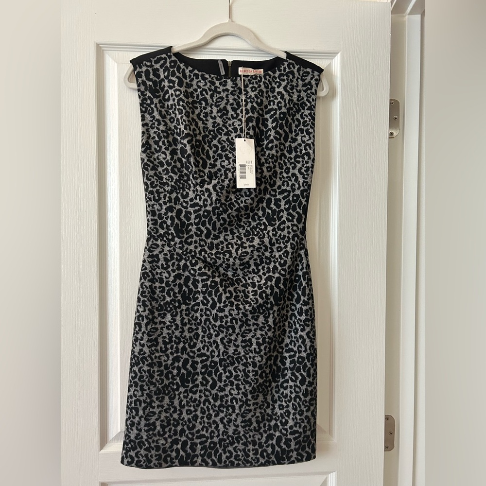 NWT Sophisticated Animal Print Dress